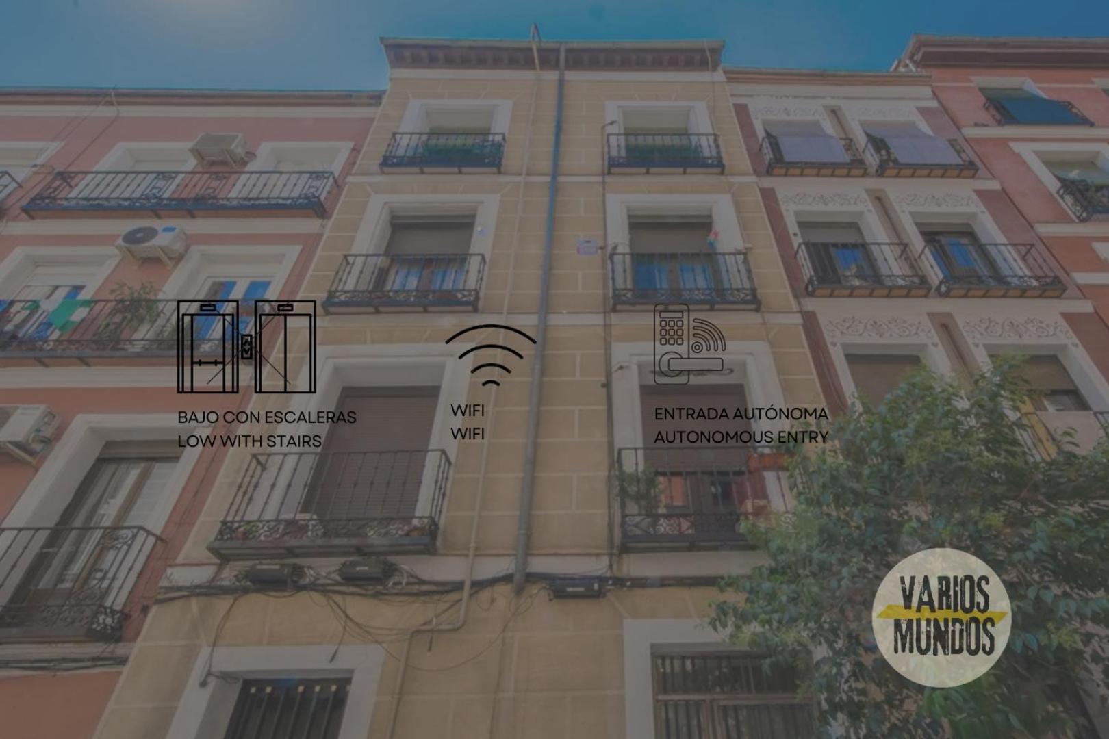 Cool Duplex Bajo Apt 7Pax Cerca De Tirso De Molina E2 Madrid Eksteriør bilde
